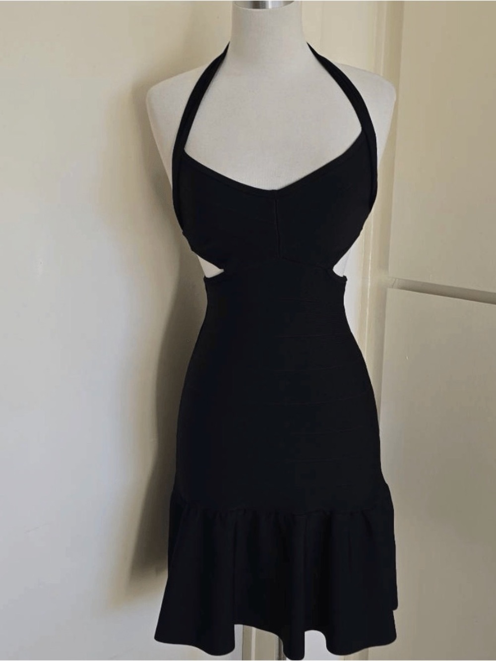Guess mirage cut out halter mini
